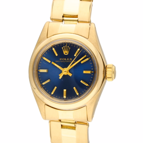OYSYTER PERPETUAL 6718 YELLOW GOLD 26 MM