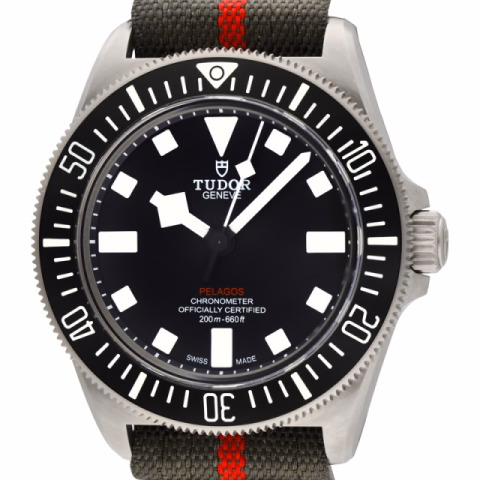 PELAGOS 25717N TITANIUM TEXTILE STRAP 42MM FULL SET NEW 2024