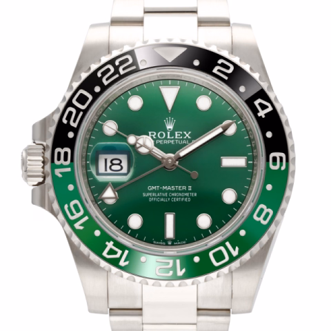 GMT MASTER II SPRITE 126729VTNR WHITE GOLD 18KT FULL SET NEW 2025