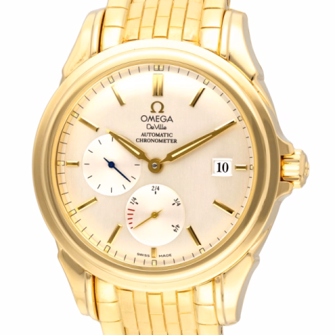 DE VILLE 41323000 YELLOW GOLD 18KT 38.7MM AUTOMATIC FULL SET YEAR 2002