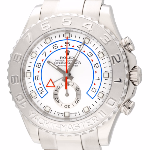 YACHTMASTER 116689 WHITE GOLD 18KT PLATINUM BEZEL 44MM FULL SET YEAR 2007