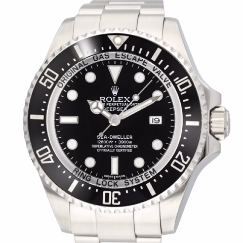 SEA DWELLER DEEPSEA 116660 STAINLESS STEEL BLACK DIAL 44MM