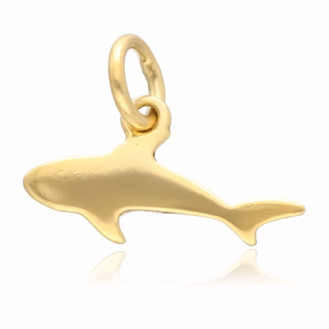 DODO SHARK PENDANT YELLOW GOLD 1GR