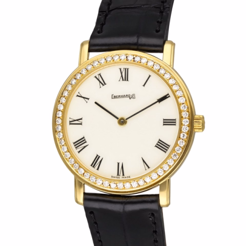 EBERHARD CLASSIC 70026 YELLOW GOLD 30 MM FULL SET YEAR 2023
