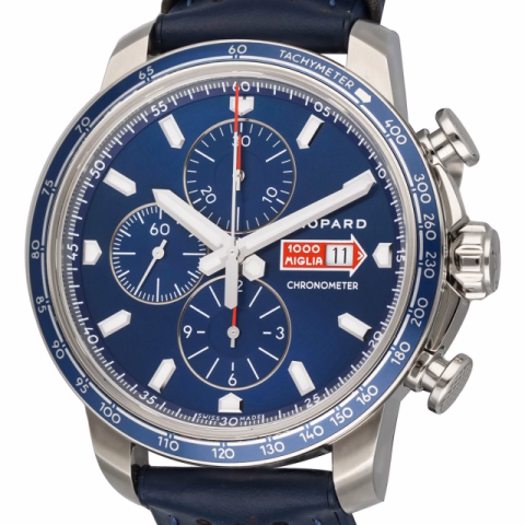 CHOPARD MILLEMIGLIA 168571-3007 STAINLESS STEEL 44 MM ORIGINAL BOX