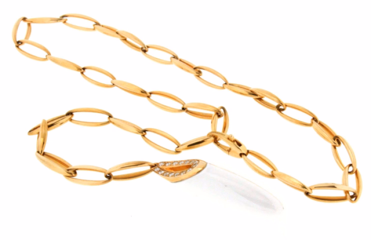 CHIMENTO PINK GOLD NECKLACE 1G01239BB6500