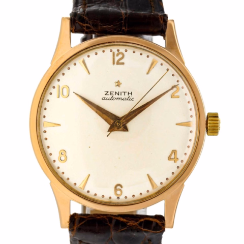 VINTAGE ROSE GOLD 18KT YEAR 60'S 37MM