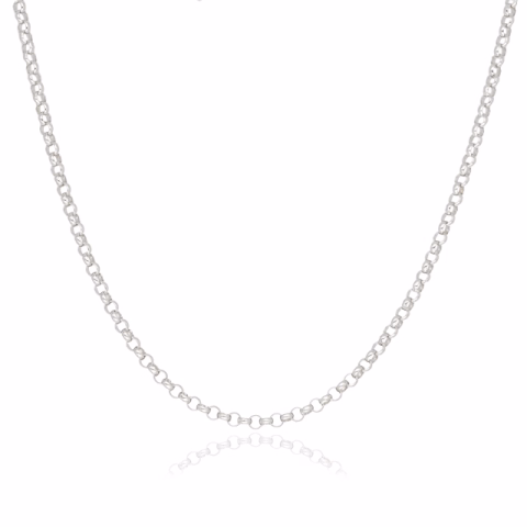 NECKLACE WHITE GOLD WEIGH 5.62GR LONG 39CM