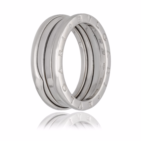 RING B-ZERO WHITE GOLD 18KT SIZE 22 / 62 WEIGHT 10.37GR