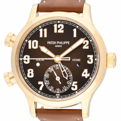 CALATRAVA PILOT TRAVEL TIME 7234R-001 ROSE GOLD 18KT 37.5MM
