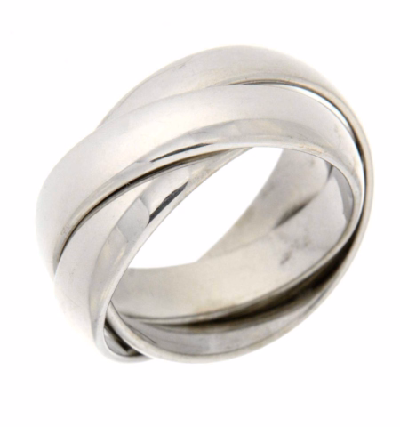 WHITE GOLD 3 RINGS ATTACHED 