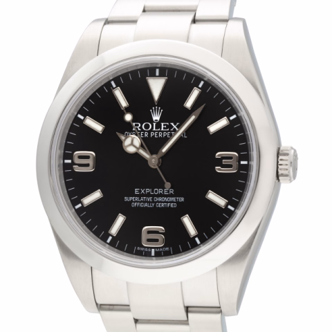 EXPLORER 214270 STAINLESS STEEL BLACK DIAL 39MM FULL SET 2010