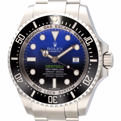 DEEPSEA JAMES CAMERON 116660 STAINLESS STEEL BLUE BLACK DIAL 44MM YEAR 2018