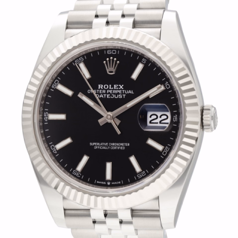 DATEJUST 126334 STAINLESS STEEL BLACK DIAL 41MM AUTOMATIC MOVEMENT