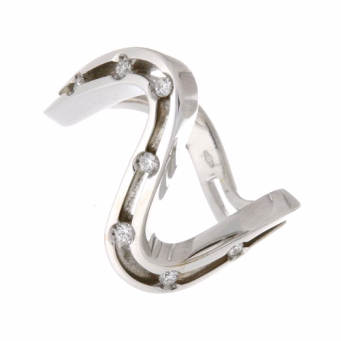 CAFISO DIAMOND WHITE GOLD RING 
