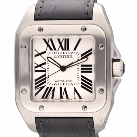 SANTOS 100 XL 2656 STAINLESS STEEL 38 MM YEAR 2003