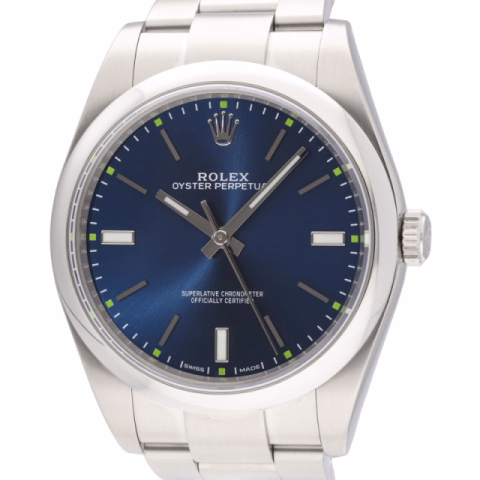 OYSTER PERPETUAL 114300 STAINLESS STEEL 39 MM FULL SET YEAR 2017