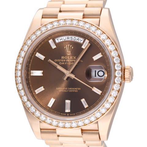 DAY-DATE 228345RBR ROSE GOLD 40 MM FULL SET YEAR 2021