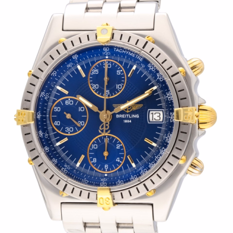 CHRONOMAT 81950 STAINLESS STEEL BLUE DIAL 39MM AUTOMATIC MOVEMENT