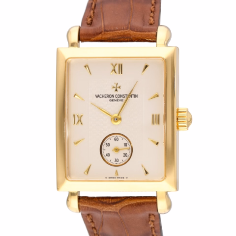 HISTORIQUES 91001/005 YELLOW GOLD 18KT WHITE DIAL 26MM MANUAL WINDING