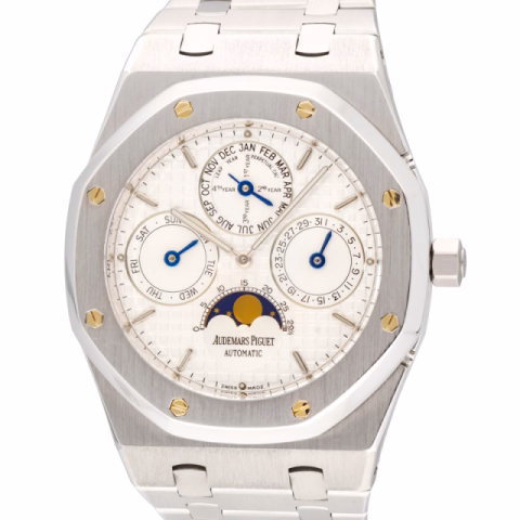 ROYAL OAK PERPETUAL CALENDAR 25820ST.OO.0944ST.03 STAINLESS STEEL 39MM FULL SET